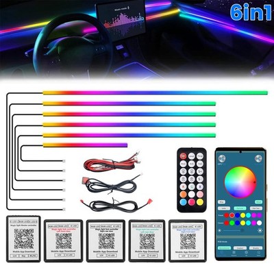 6in1 Auto LED Symphony Innenraumbeleuchtung Ambientebeleuchtung App-Control