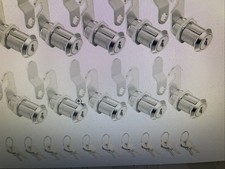 Cabinet Cam Locks Keyed Alike, 1-1/8'' Fits on 7/8'' Max Door Thickness, Secure