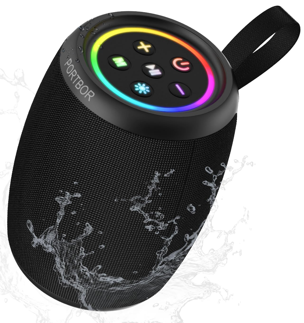 Portable Wireless Bluetooth Speaker with Powerful Sound FM Radio and AUX Input-image