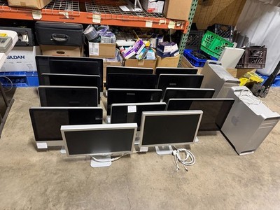 Lot of 16x Apple iMac/Power Macs/ Display Monitors For Parts AS IS