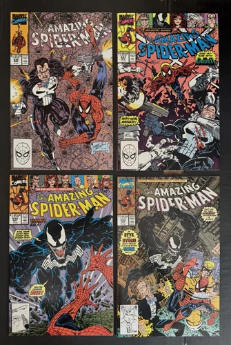 1990  AMAZING SPIDER MAN  #330,331,332, 333 LOT OF 4  Marvel Comics-VG