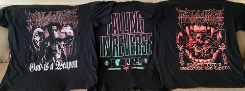 Ronnie Radke - (3) T-shirt Mystery Box - Falling in Reverse - Rare - XXL prezzo ebay