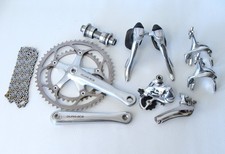 ~ Bellissimo Gruppo SHIMANO Dura Ace 7700 9 Velocità 7 Pezzi 170mm x 53/39T -VGC ~