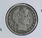 1911 S Barber Half Dollar 50c VG