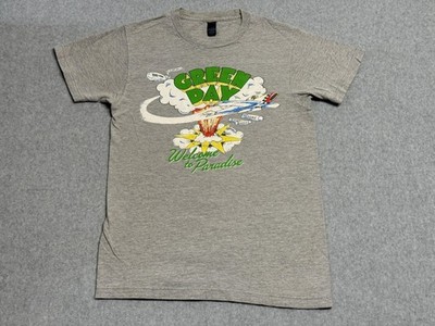 Green Day Shirt Unisex Small Welcome To Paradise Band Graphic Tee Rock Music