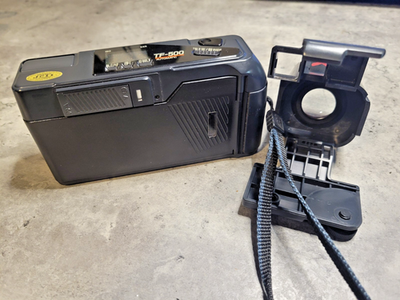 VINTAGE RICOH TF-500 Compact Camera WITH Tele Conversion Lens TC