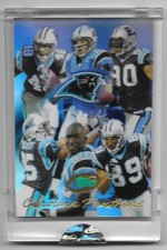 2004 eTopps NFL Carolina Panthers Team Card Julius Peppers Steve Smith SP /1668