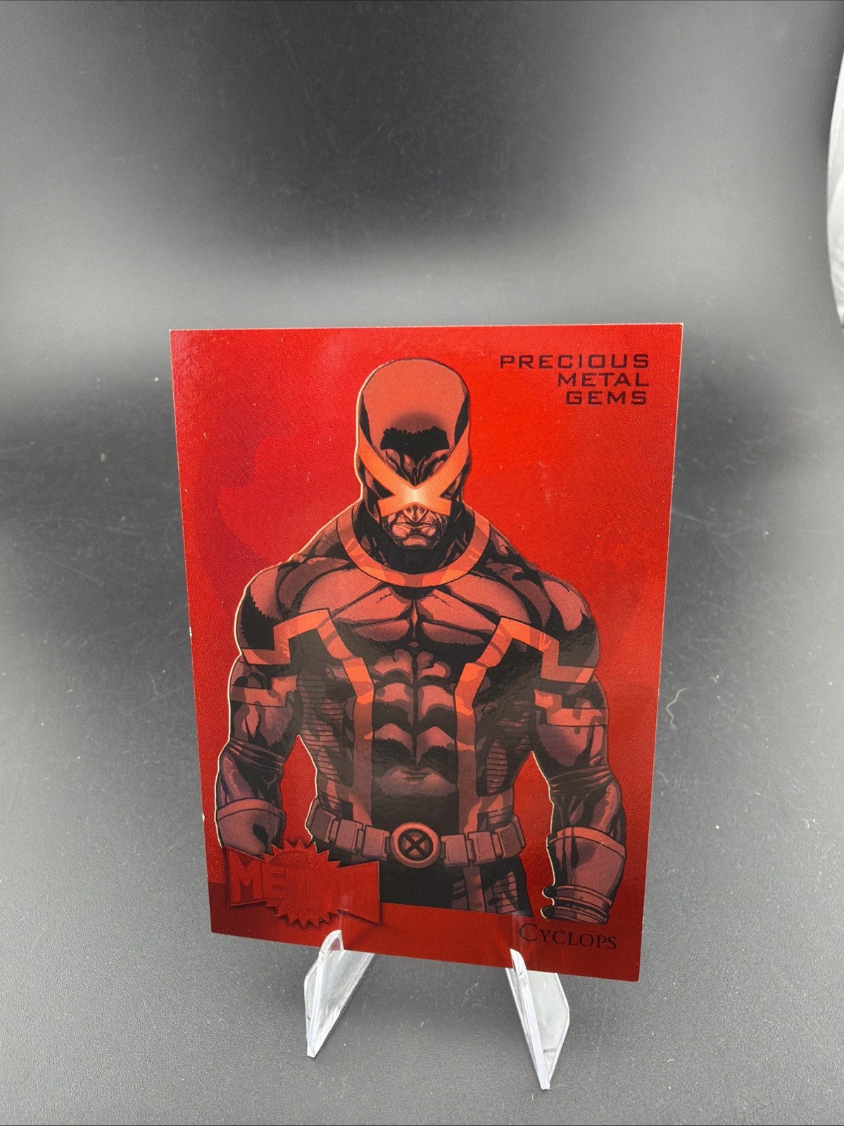 2015 Marvel Retro Fleer Red PMG Precious Metal Gem #8 Cyclops /100