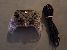 Microsoft XBOX PDP Afterglow Wired Controller Clear Xbox One Xbox Series X S USB