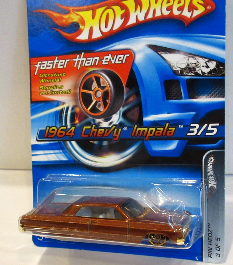 ミニカー HOT WHEELS 1964 CHEVROLET IMPALA HOT WHEELS FASTER THAN EVER ~ 1964 CHEVY IMPALA LOWRIDER ~ Mint