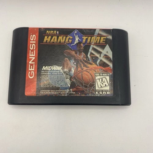 NBA Hang Time, Sega Genesis, Loose Cart Only, Tested Works