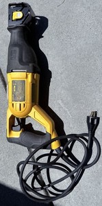 DEWALT Corded Electric Reciprocating Saw w/ Power Cord & Manual Yellow/Black