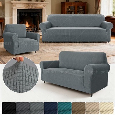 1/2/3/4 Seater Stretch Sofa Cover Pet Couch Covers Furniture Slipcover Protector