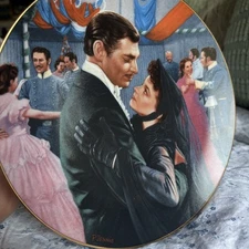 The Waltz by Paul Jennis Passions of Scarlett O'Hara 1992 Plate # 1552c