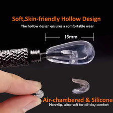 Eyeglasses Nose Pads, Screw in Glasses Nose Pads Replacement Repair Tools Ki...