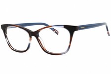 MISSONI MIS 0101 IWF Eyeglasses Havana Brown Blue Frame 53mm