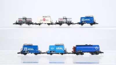 Märklin Z Konvolut Kessselwagen ''Aral Magma Moha Märklin1993-2018'' DB u.a.