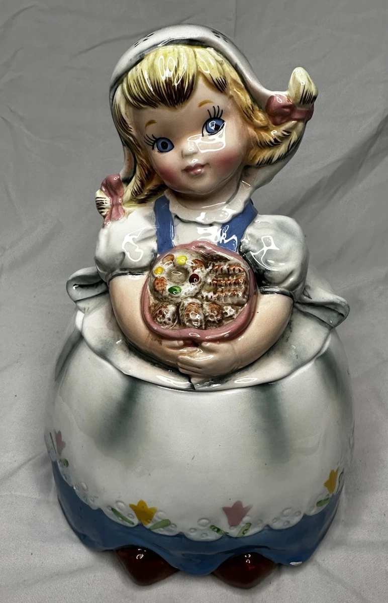 Vintage Cookie Jar Girl for sale | eBay