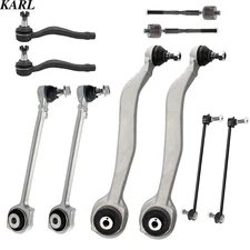 Front Lower Control Arm w/Ball Joint Tie Rod Sway Bar End for Benz C Class AWD