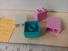 Lego Duplo 10844 Minnie Mouse Bow-tique 4 Printed Brick Parts Only