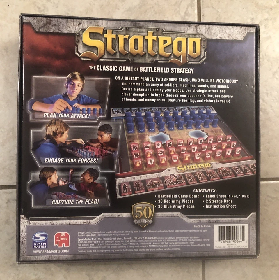 Stratego: The Classic Game of Battlefield Strategy  New  - Image 2 of 2