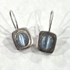 Sterling Silver Earrings - dangle Style "Soul Flower" -925 Stamp