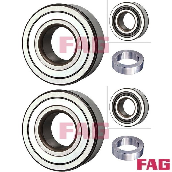 2X Radlagersatz FAG 713644860 2 Radlager Satz Links Rechts Hinterachse FüR Opel-image