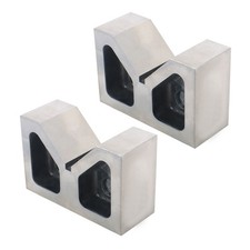 1 Pair Of 4" x 1-5/8" x 2-5/8" 90 Degree Cast Iron V-Blocks V-Block Ground