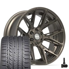 4p40 Bronze 22x10 Wheels Sport Tires Tpms Set 6 Lug Fits Chevy Gmc