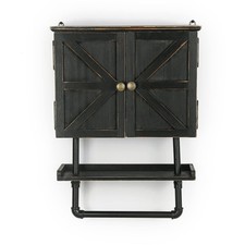 23.1x16.9'' Above toilet storage cabinet Bathroom Cabinet with Adjustable wal...