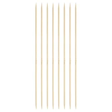 8Pcs Bamboo Knitting Needles Double Pointed Size US 1(2.25mm) 7.9 Inch(20cm)