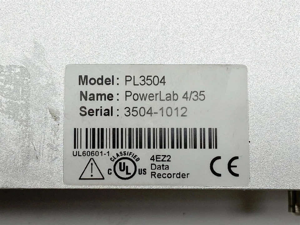 AD Instruments PL3504 PowerLab 4/35 Datenerfassungseinheit mit FE135 Dual Bio Verstärker - Bild 4 von 4