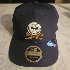 NEW! Navy Blue Crushers GC 9Seventy Stretch Snap Hat LIV Golf Bryson Dechambeau