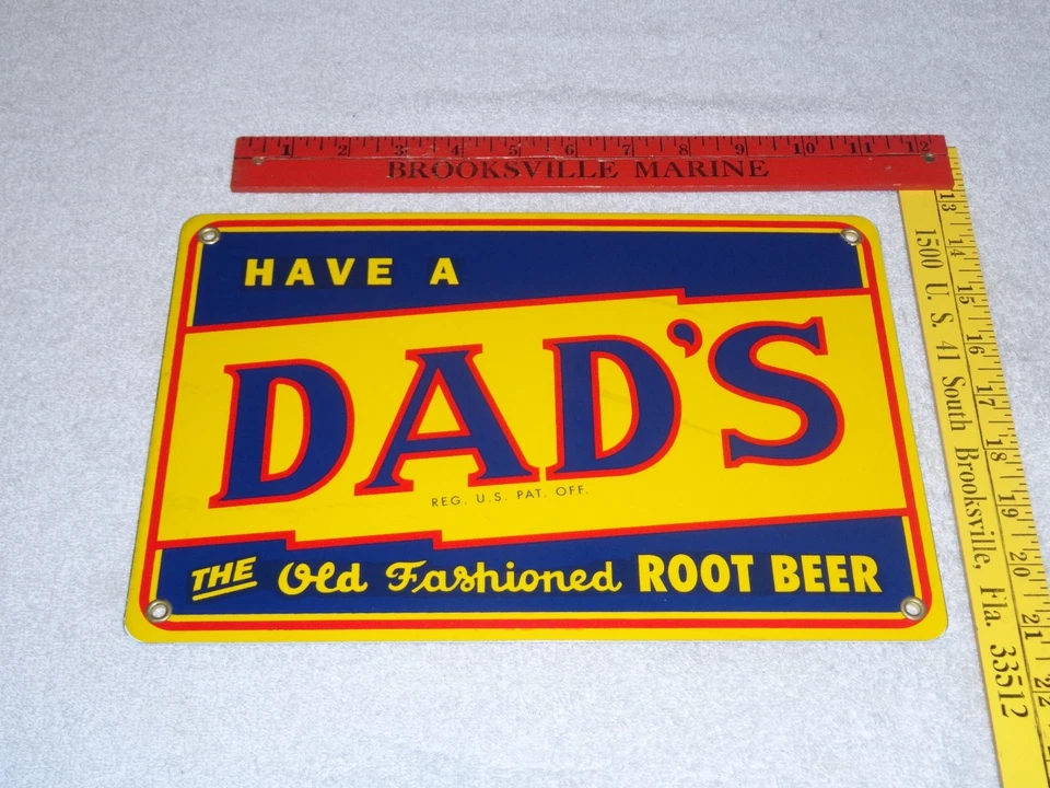 LETRERO DE ACEITE GASOLINA SODA METAL PORCELANA 12" CERVEZA RAÍZ ANTIGUA PAPÁ DE COLECCIÓN Foto 2 de 4