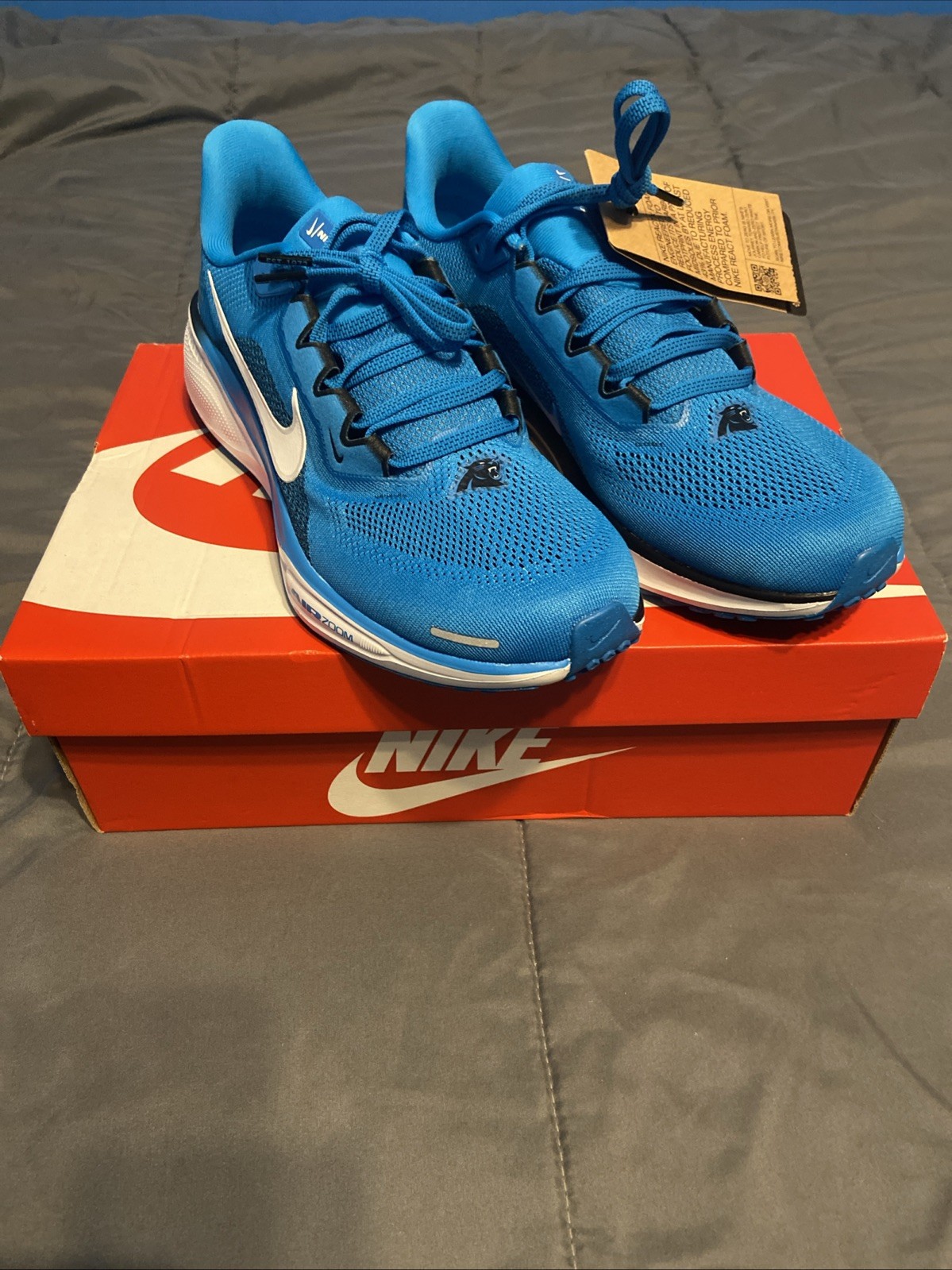 SAOLA Scarpe da corsa Nike Air Zoom Pegasus 41 Carolina Panthers uomo 10 spedizione veloce