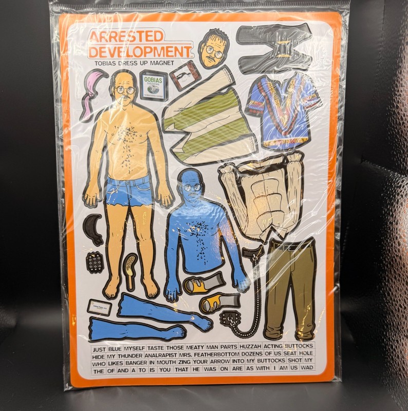Arrested Development Tobias Funke Dress Up Magnet Set Ripple Junction NEW SEALED