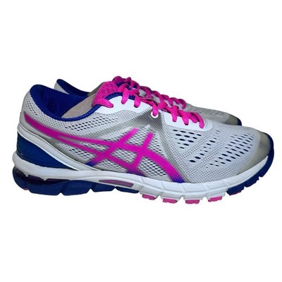 ASICS GEL-Excel33 Women s 6.5 White Pink Blue Running Shoes Athletic