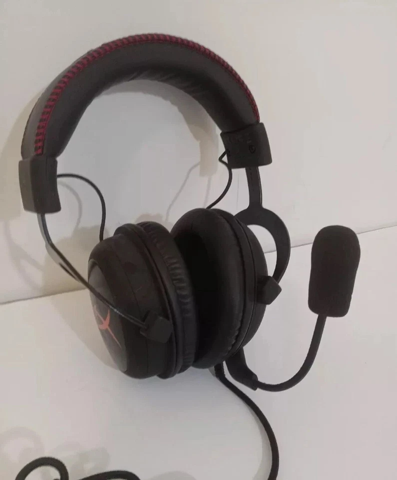 Kingston HyperX Gaming Headset Cloud Core 黑色 红色 适用于 PC PS4Mobile 带麦克风 — 第 4/4 张图片