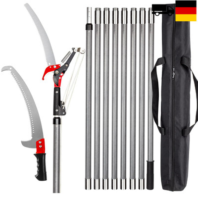 Walensee 3-in-1 Stangensäge 7,2 m Doppelklingen Trimmer