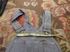 Vintage 1950s Lee Button Fly Bib Overalls Sanforized Union Made Mens Womens — photo 8