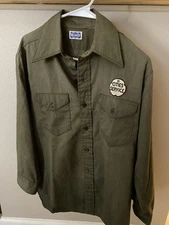 Vintage Cities Service Workshirt By Big Smith Union Made Size L Label Removed