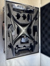 (221) Potensic Drone Kit w/ Case Powers On Missing One Remote AS-IS Parts Repair