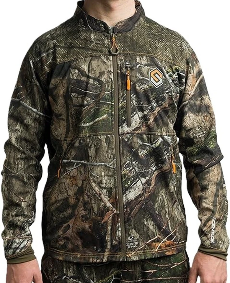 ScentLok Savanna Lightweight Camo Hunting Jacket Realtree Excape Mossy Oak Small - Image 2 of 4
