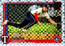 2025 Topps Chrome #27 Marcus Semien Geometric Refractors