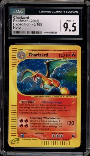Pokemon Charizard Expedition Holo Rare #6 CGC 9.5