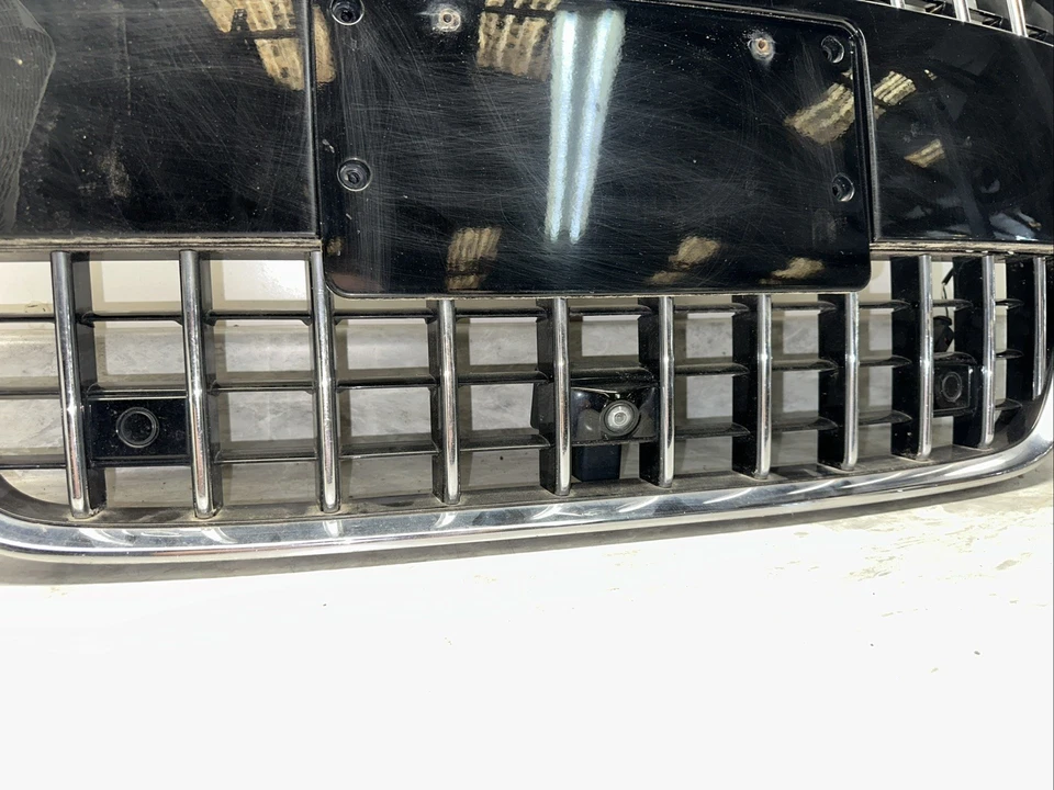 2012 - 2015 AUDI Q7 grade dianteira BUMPER 4L0 853 651 H 2 sensores frontais + câmera - Imagem 3 de 4