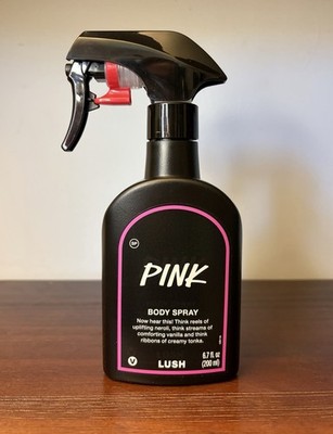 Lush PINK Body Spray for Women 6.7 fl oz (200 ml) Vegan Cruelty-Free