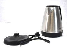 Hamilton Beach K51 electric Tea Coffee Kettle w Charging Base USED Genuine OEM