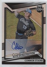 2022 Panini Elite Extra Edition Signatures Connor Staine #146 Auto 0u79