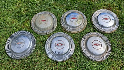 Set Of 6 1966 Chevrolet Biscayne Bel Air Impala Dog Dish Poverty